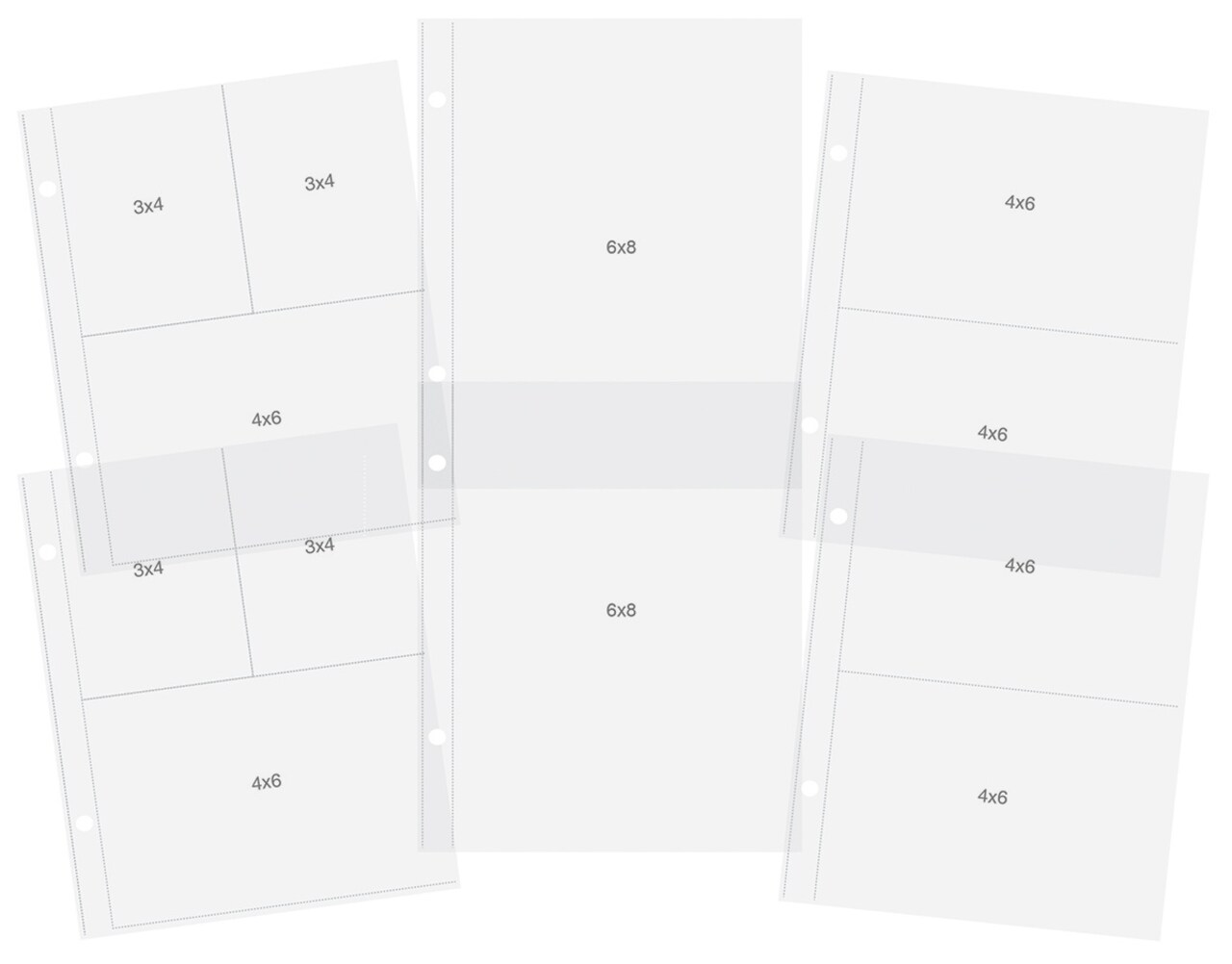 Simple Stories Sn@p! Pocket Pages For 6"X8" Binders 12/Pkg-Variety Pack
